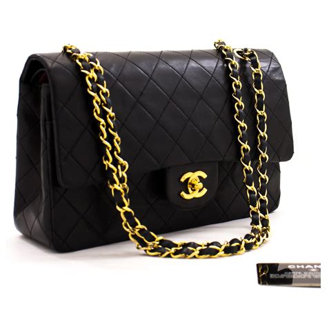 black chanel shoulder purse|chanel shoulder bag price.